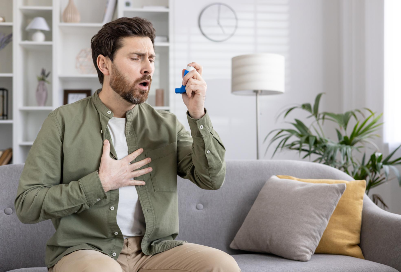 Virtual treatment allergic asthma